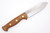 LT Wright Knives Forest Trail - A2 Steel - Saber Grind - Spear Point - Natural Canvas Micarta Handle - Matte Finish - Kydex Sheath