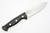LT Wright Knives Forest Trail - A2 Steel - Saber Grind - Spear Point - Black Canvas Micarta Handle - Matte Finish - Leather Sheath