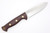 LT Wright Knives Forest Trail - A2 Steel - Saber Grind - Spear Point - Double Red Canvas Micarta Handle - Matte Finish - Kydex Sheath