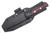 LT Wright Knives Forest Trail - A2 Steel - Saber Grind - Spear Point - Double Red Canvas Micarta Handle - Matte Finish - Kydex Sheath