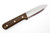 LT Wright Knives Genesis - A2 Steel - Scandi Grind - Brown Burlap Handle - Matte Finish