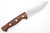 LT Wright Knives Forest Trail - A2 Steel - Scandi Grind - Spear Point - Desert Ironwood Handle - Polished Finish - 1 - FREE Black Liners!