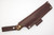 LT Wright Knives Genesis AEB-L Stainless Steel - Scandi Grind - Brown Burlap - Matte Finish