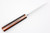 LT Wright Knives Coyote - A2 Steel - Flat Grind - Desert Ironwood Handle - Orange Liners - 1