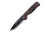 Condor Tool and Knife 3952-4.2HC - Krakatoa Folding Knife, Walnut Handle, 1095 Blade