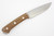 Bark River Knives Fox River - CPM 154 Stainless Steel - Natural Canvas Micarta Handle
