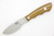 Bark River Knives Mini Canadian - CPM 3V Steel - Natural Canvas Micarta Handle
