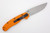 Ontario RAT Model 2 Folding Knife, 3" Stainless Steel Blade, Orange Nylon Handle - 8860OR