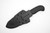 Winkler Knives - Utility Knife - 80CRV2 Steel - Serrated Spine - Black Laminate Handle