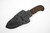 Winkler Knives - Utility Knife - 80CRV2 Steel - Serrated Spine - Sculpted Maple - Handle