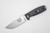 ESEE-4 - S35VN Stainless Steel - Stone Washed Finish - Gray and Black G10 3D Handle - Black Sheath and Clip Plate