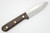 LT Wright Knives Genesis - A2 Steel - Saber Grind - Dark Curly Maple - Polished Finish - 2 - FREE Black Liners!