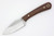 LT Wright Knives - Great Plainsman - D2 Steel - Saber Grind - Brown Burlap Handle - Matte Finish