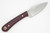 LT Wright Knives - Great Plainsman - D2 Steel - Saber Grind - Double Red Canvas Micarta Handle - Matte Finish