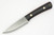 LT Wright Knives Gary Wines Bushcrafter - Scandi Grind - African Blackwood Handle - Orange Liners - Matte Finish- 4