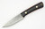 LT Wright Knives Gary Wines Bushcrafter - Scandi Grind - African Blackwood Handle - Orange Liners - Matte Finish- 5