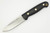 LT Wright Knives GNS - O1 Tool Steel - Saber Grind - African Blackwood Handle - Matte Finish - FREE BLACK LINERS! - 3
