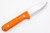 LT Wright Knives Next Gen - A2 Steel - High Scandi Grind - Orange G10 Handle - Black Liners - Matte Finish