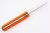 LT Wright Knives Next Gen - A2 Steel - High Scandi Grind - Orange G10 Handle - Black Liners - Matte Finish