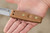 TOPS Knives, TPUK-01 Tanimboca Puukko Fixed Blade Knife w/ Tan Canvas Micarta Handle