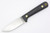 LT Wright Knives Woodsman Pro - A2 Steel - Flat Grind - Black Canvas Micarta Handle - Matte Finish