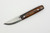 LT Wright Knives Pronghorn - O1 Steel - Scandi Grind - Desert Ironwood Handle - Polished Finish - 4 - FREE Black Liners!
