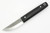 LT Wright Knives Pronghorn - O1 Steel - Scandi Grind - African Blackwood Handle - Matte Finish - 4 - FREE Black Liners!
