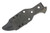 Winkler Knives - Knight Pathfinder - 80CRV2 Steel - Flat Grind - Sculpted Black Canvas Micarta Handle