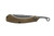 TOPS Knives TRAZ-02 - TAC-RAZE 2, 1095 Black River Wash Finish Blade w/ Green Canvas Micarta Handle