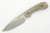 Bradford Knives: Guardian3, 3D - M390 Steel - Drop Point - Sabre Grind - Stonewash Blade Finish - 3D OD Green Micarta Handle - Tumbled Fasteners