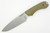 Bradford Knives: Guardian5, 3D - CPM 3V Steel - Drop Point - Sabre Grind - Stonewash Blade Finish - 3D Green Canvas Micarta Handle