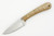 LT Wright Knives Frontier Valley - A2 Steel - Saber Grind - Natural Curly Maple - FREE BLACK LINERS! - 3