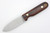 LT Wright Knives Bushcrafter - Flat Grind - Desert Ironwood Handle - Polished Finish - FREE BLACK LINERS! - 1