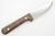 LT Wright Knives Woodsman Pro - A2 Steel - Scandi Grind - Dark Curly Maple Handle - Polished Finish - 2