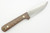 LT Wright Knives Woodsman Pro - A2 Steel - Scandi Grind - Dark Curly Maple Handle - Polished Finish - 3