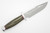 Bark River Knives Teddy - A2 Steel - Green Canvas Micarta Handle