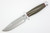 Bark River Knives Teddy - A2 Steel - Green Canvas Micarta Handle