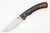 LT Wright Knives Revere - A2 Steel - Flat Grind - Desert Ironwood Handle - Polished Finish - FREE Black Liners! - 2