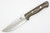 Bark River Knives Bravo-1.25 - A2 Steel - Green Canvas Micarta Handle - Polished Finish