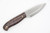 LT Wright Knives Patriot - CPM 3V Steel - Scandi Grind - Dark Curly Maple - 1 / FREE Black Liners!