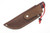 *Christmas Special* LT Wright Knives Companion - 1075 Steel - Flat Grind - Double Red Canvas Jigged Handle - Matte Finish - FREE SOFT CASE!