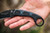 TOPS Knives, Devil's Claw 2 - DEVCL-02, Black Traction Coated 1095 Blade, Blue and Black G10 Handle