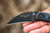 TOPS Knives, Devil's Claw 2 - DEVCL-02, Black Traction Coated 1095 Blade, Blue and Black G10 Handle