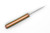 LT Wright Knives Great Plainsman - D2 Steel - Saber Grind - Green Canvas Micarta w/ Orange Liner Handle - Matte Finish