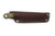 LT Wright Knives Great Plainsman - D2 Steel - Saber Grind - Green Canvas Micarta w/ Orange Liner Handle - Matte Finish
