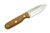 LT Wright Knives Bushbaby - A2 - Saber Grind - Natural Canvas Micarta - Matte Finish