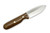 LT Wright Knives Bushbaby - A2 - Saber Grind - Brown Burlap - Polished Finish