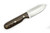 LT Wright Knives Bushbaby - A2 - Saber Grind - Python Canvas Micarta - Polished Finish