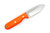 LT Wright Knives Bushbaby - A2 - Saber Grind - Orange G10 - Matte Finish