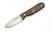 LT Wright Knives Bushbaby - A2 - Saber Grind - Dark Curly Maple - Polished Finish - FREE Black Liners! - 5